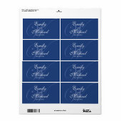 Monogram Wedelmarken - Deep Blue (Vorne)