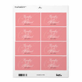 Monogram Wedelmarken - Grapefruit (Vorne)