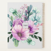 Monogram WEDER PLANER lila Blume Neuigkeiten (Rückseite)
