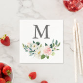 Monogram Wedkin Napkin Cocktail Napkin Serviette (Beispiel)