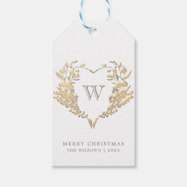 Monogram Weihnachtsgeschenke Tags Geschenkanhänger