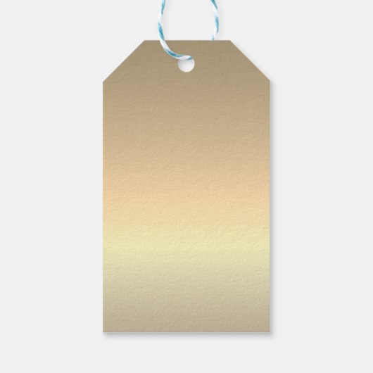 Monogram Weihnachtsgeschenke Tags Geschenkanhänger (Rückseite)