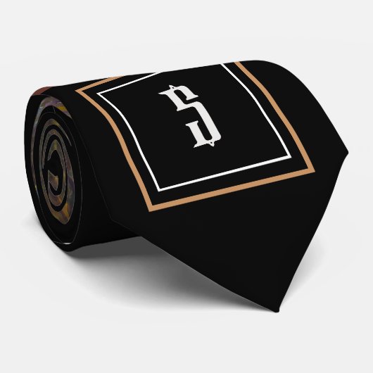 Monogram Western Art Krawatte (Gerollt)