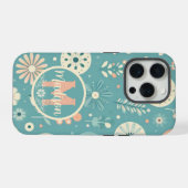 Monogram Whimsical Blogs iPhone Hülle (Rückseite (Horizontal))