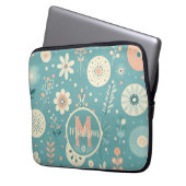 Monogram Whimsical Blogs Laptopschutzhülle (Vorderseite Links)