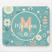 Monogram Whimsical Blogs Mousepad (Vorne)