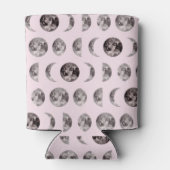 Monogram Whimsical Dreamy Moon Phases Dosenkühler (Rückseite)
