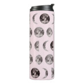 Monogram Whimsical Dreamy Moon Phases Thermosbecher (Nach links gedreht)
