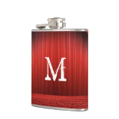 Monogram Whiskey Flask Red Vorhang Theater Flachmann (Links)