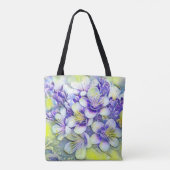 Monogram White Cheroms Watercolor Tasche (Rückseite)