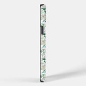 Monogram White Floral Blume Greenery Eukalyptus Case-Mate iPhone Hülle (Rückseite / Rechts)