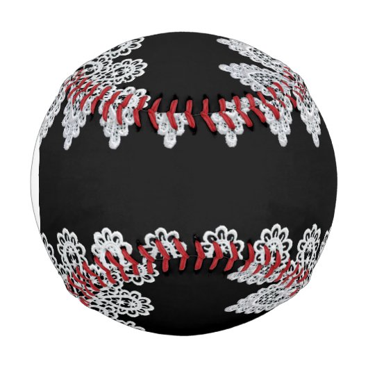 Monogram White Lace Baseball (Vorderseite)