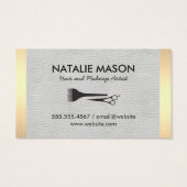 Monogram White Leather Gold Lux Trim (Rückseite)