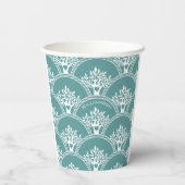 Monogram-Wiedersehen Pappbecher (Rückseite)