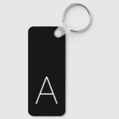 Monogram-Wiedersehen Personalisiert Schlüsselanhänger (Rückseite)