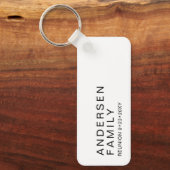 Monogram-Wiedersehen Personalisiert Schlüsselanhänger (Vorderseite)