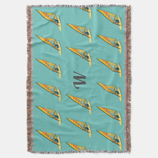 Monogram Windsurfing Decke (Vorderseite Vertikal)