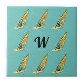 Monogram Windsurfing Fliese (Vorderseite)