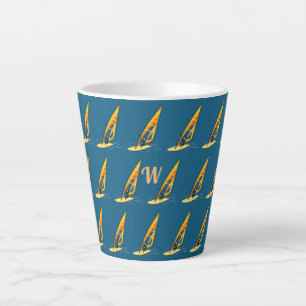 Monogram Windsurfing Latte Tasse