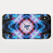 Monogram Winter Magic iPhone 3G Case-Mate Tough Hülle (Rückseite (Horizontal))
