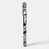 Monogram Winter Snowy Tree Crown Foto - Case-Mate iPhone Hülle (Rückseite / Links)