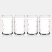 Monogram with Name Catholic Blessing Drinkware Set Dosenglas (Links)