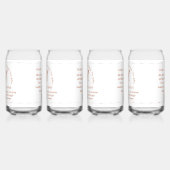 Monogram with Name Catholic Blessing Drinkware Set Dosenglas (Links)
