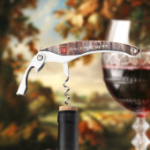 Monogram Wood Corkschraube Flaschenöffner Kellnermesser