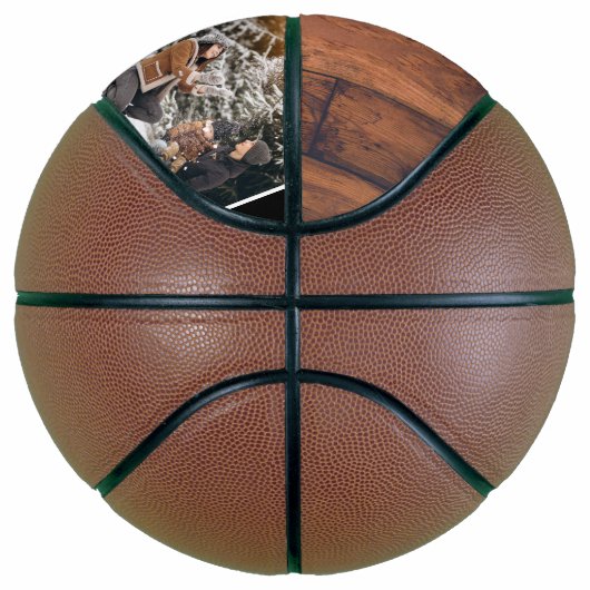 Monogram Wood Foto Collage Basketball (Rechts)