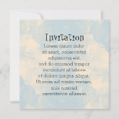 MONOGRAM Woodland Fox Einladung (Rückseite)