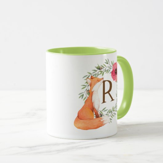 MONOGRAM Woodland Fox Tasse (VorderseiteRechts)