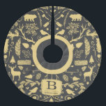 Monogram Woodland Holiday Tree Skirt<br><div class="desc">Monogram Woodland Holiday Tree Skirt von Orabella Prints.</div>