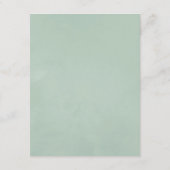 Monogram Woodland Wappen Wedding Guest Details Begleitkarte (Rückseite)