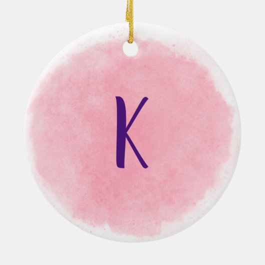 Monogram World's Best Cake Maker Keramik Ornament (Hinten)