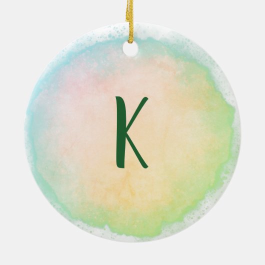 Monogram World's Best Event Manager Keramik Ornament (Hinten)