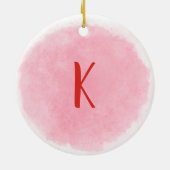 Monogram World's Best Teacher Keramik Ornament (Hinten)