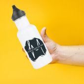 Monogram World's Best Vater Quote Typografie Edelstahlflasche