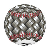 Monogram Woven Metal Muster Baseball (Rückseite)