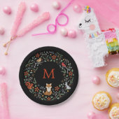 Monogram-Wraath-Papiertafel Pappteller (Party)