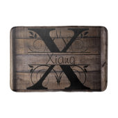 Monogram X Anfangsbad, Küchenmatte Kabine rustikal Badematte (Vorderseite)