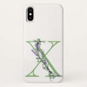 Monogram X Lavendel Eucalyptus Case-Mate iPhone Hülle (Rückseite)