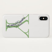 Monogram Y Lavendel Eucalyptus Case-Mate iPhone Hülle (Rückseite (Horizontal))