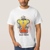 Monogram Y Sock Monkey T-Shirt (Vorderseite)