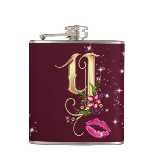 Monogram Y Wrapped Flask, 6 oz. Flachmann (Vorderseite)