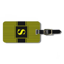 Monogram Yellow Black Pinstrick