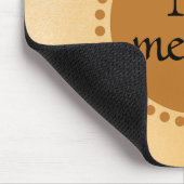 Monogram Yellow Gold Circle Mousepad (Ecke)