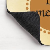 Monogram Yellow Gold Circle Mousepad (Ecke)