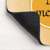 Monogram Yellow Gold Circle Mousepad (Ecke)