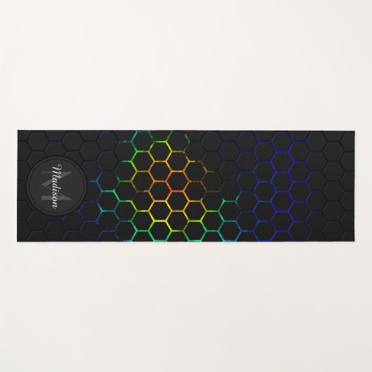 Monogram Yogamatte (Vorderseite (Horizontal))