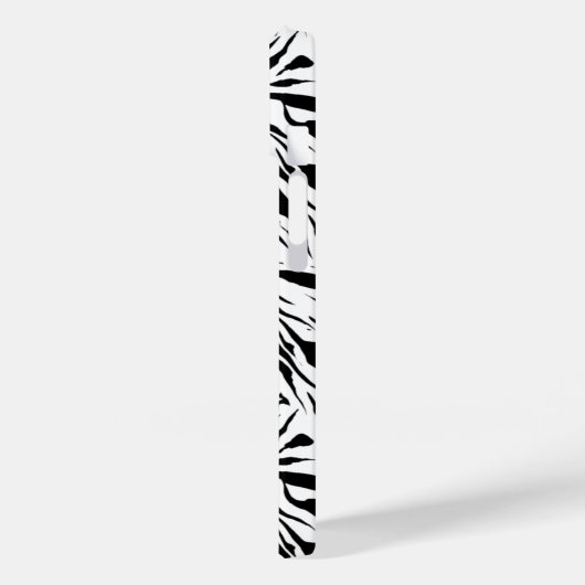 Monogram Zebra Print Case-Mate iPhone Hülle (Rückseite / Links)